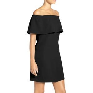 Black off the shoulder dress